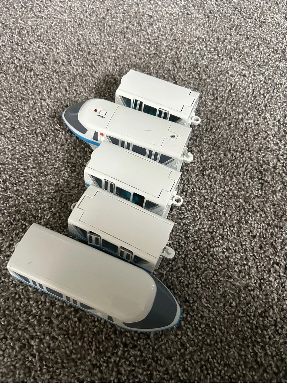 Disney double monorail train set